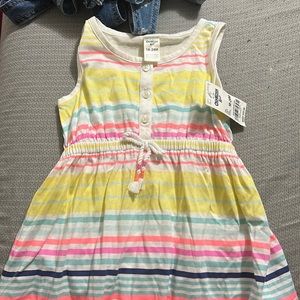 OSHKOSH STRIPPED DRESS NWT